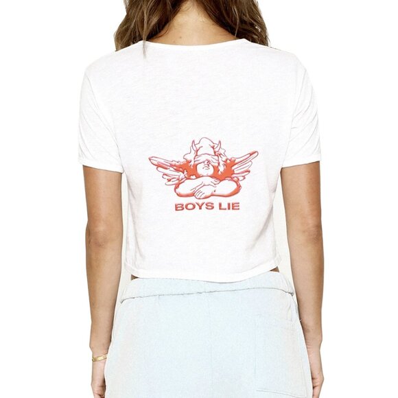 ⭐️NEW⭐️BOYS LIE / Space Cadet Cropped Baby Tee - Picture 2 of 6